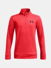 Under Armour Chlapecká mikina Under Armour UA Armour Fleece 1/4 Zip-RED L