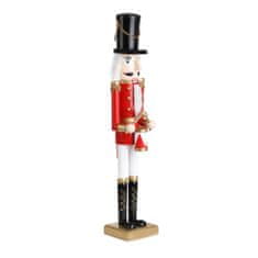 Homla Vánoční figurka | NUTCRACKER | louskáček s bubnem | 50 cm | 836126