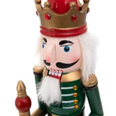 Homla Vánoční figurka | NUTCRACKER | adventní kalendář s louskáčkem | 42 cm | 867786