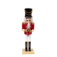 Homla Vánoční figurka | NUTCRACKER | louskáček s činely | 30 cm | 836102 Homla.com