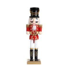 Homla Vánoční figurka | NUTCRACKER | louskáček s činely | 30 cm | 836102 Homla.com