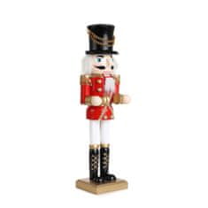 Homla Vánoční figurka | NUTCRACKER | louskáček s činely | 30 cm | 836102 Homla.com