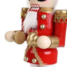 Homla Vánoční figurka | NUTCRACKER | louskáček s činely | 30 cm | 836102 Homla.com