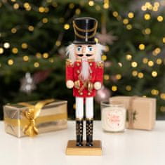 Homla Vánoční figurka | NUTCRACKER | louskáček s činely | 30 cm | 836102 Homla.com