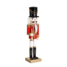 Homla Vánoční figurka | NUTCRACKER | louskáček s trubkou | 38 cm | 836119