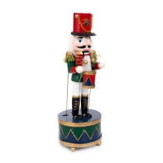 Homla Vánoční figurka | NUTCRACKER | louskáček s bubínkem | 30 cm | 867793