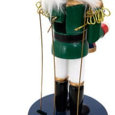 Homla Vánoční figurka | NUTCRACKER | louskáček s bubínkem | 30 cm | 867793