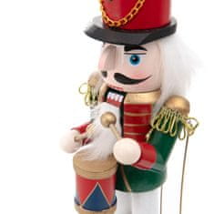 Homla Vánoční figurka | NUTCRACKER | louskáček s bubínkem | 30 cm | 867793