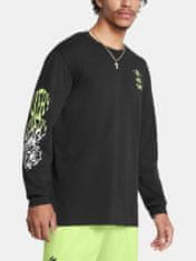 Under Armour Pánské tričko Under Armour Curry HW Verbiage LS Tee-BLK XL