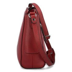 Katana Trendy dámská kožená crossbody kabelka Katana Roselilin, červená