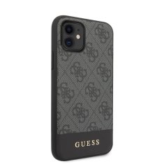 Guess  4G Stripe Zadní Kryt pro iPhone 11 Grey