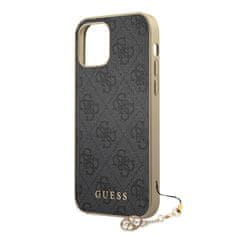 Guess  4G Charms Zadní Kryt pro iPhone 12/12 Pro 6.1 Grey