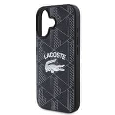 Lacoste Zadní kryt Blend Monogram MagSafe pro iPhone 16 Black