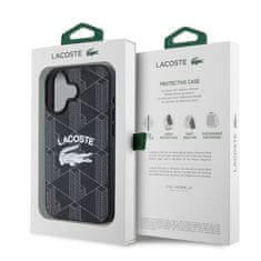 Lacoste Zadní kryt Blend Monogram MagSafe pro iPhone 16 Pro Max Black