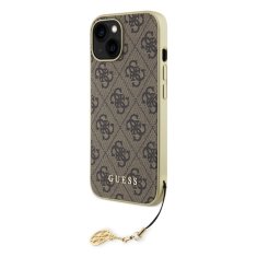 Guess  4G Charms Zadní Kryt pro iPhone 15 Brown