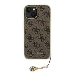 Guess  4G Charms Zadní Kryt pro iPhone 15 Brown