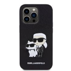 Karl Lagerfeld Zadní kryt PU Saffiano Karl and Choupette NFT iPhone 13 Pro černý