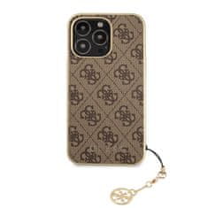 Guess  4G Charms Zadní Kryt pro iPhone 13 Pro Max Brown