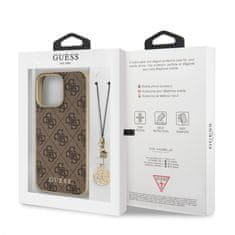 Guess  4G Charms Zadní Kryt pro iPhone 13 Pro Max Brown