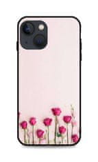 TopQ Kryt iPhone 13 silikon Roses 64889