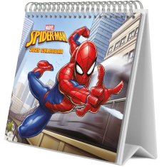 CurePink Oficiální stolní kalendář 2025 Marvel Comics: Spiderman (20 x 17 cm)