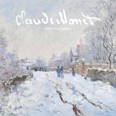 CurePink Oficiální nástěnný kalendář 2025 16 měsíců: Claude Monet (30 x 30|60 cm)