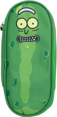 CurePink Penál na tužky Rick And Morty: Pickle Rick (22 x 12 x 7 cm)