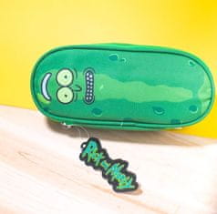 CurePink Penál na tužky Rick And Morty: Pickle Rick (22 x 12 x 7 cm)