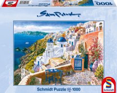 Schmidt Puzzle Pohled ze Santorini 1000 dílků