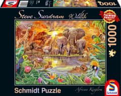 Schmidt Puzzle Divoká příroda: Africké království 1000 dílků