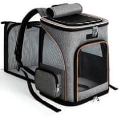 MG Livefy Pet Carrier přepravní taška pro psy 41x35cm, šedá