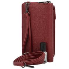 Coveri WORLD Stylová dámská crossbody peněženka Coveri Berllys, červená