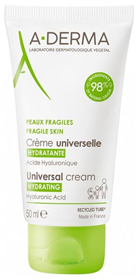 A-Derma Hydratační krém s kyselinou hyaluronovou (Hydrating Universal Cream)