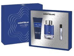 Mont Blanc Explorer Ultra Blue - EDP 100 ml + sprchový gel 100 ml + EDP 7,5 ml