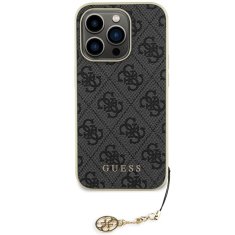 Guess hard silikonové pouzdro iPhone 15 PRO 6.1" grey 4G Charms Collection