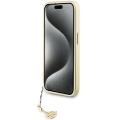 Guess hard silikonové pouzdro iPhone 15 PRO 6.1" grey 4G Charms Collection