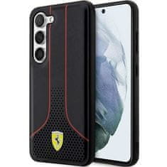 Ferrari FEHCS23MPCSK hard silikonové pouzdro Samsung Galaxy S23 PLUS 5G black Perforated 296 P