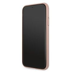 Guess GUHCN614GMGPI hard silikonové pouzdro iPhone 11 / XR pink 4G kovové logo