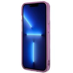 Guess GUHCP14LHGPLHF hard silikonové pouzdro iPhone 14 PRO 6.1" fuschia Porcelain Collection