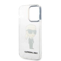 Karl Lagerfeld KLHCP14XHNIKTCT hard silikonové pouzdro iPhone 14 PRO MAX 6.7" transparent Ikonik Karl Lagerfeld