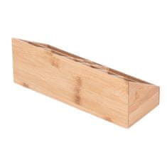 Eleganza Organizér na kosmetiku z bambusu, přírodní, 23 x 9 x 8,5 cm