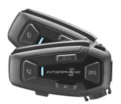 Interphone Bluetooth headset pro uzavřené a otevřené přilby Interphone U-COM8R, Twin Pack