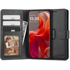 Tech-protect Knížkový obal na Motorola G85 5G Tech-Protect Wallet Černý