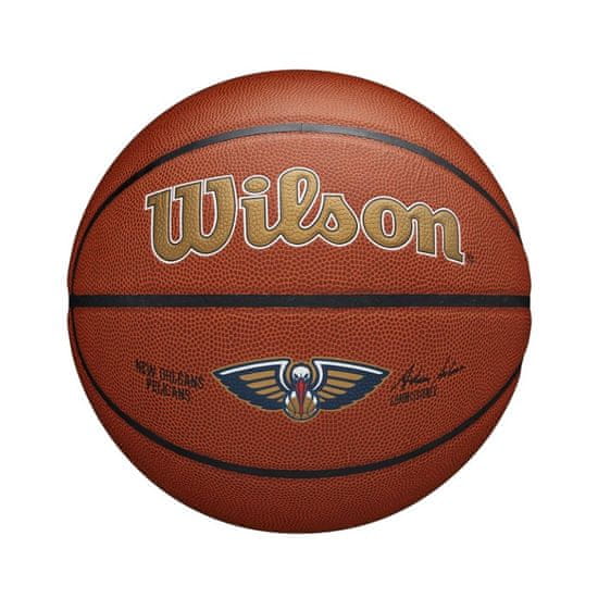 Wilson Míče basketbalové hnědé 7 Team Alliance New Orleans Pelicans