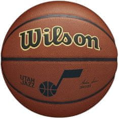 Wilson Míče basketbalové hnědé 7 Nba Team Alliance Utah Jazz