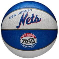 Wilson Míče basketbalové 3 Nba Team Retro Brooklyn Nets Mini