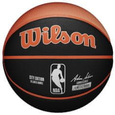 Wilson Míče basketbalové černé 7 Nba Team City Collector Atlanta Hawks Ball