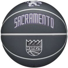 Wilson Míče basketbalové šedé 7 Nba Team City Collector Sacramento Kings Ball