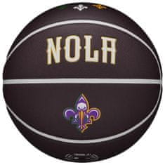 Wilson Míče basketbalové hnědé 7 Nba Team City Collector New Orleans Pelicans Ball