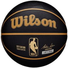 Wilson Míče basketbalové černé 7 Nba Team City Collector Toronto Raptors Ball